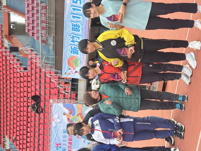 賀!本校田徑隊參加115年新竹縣中小學運動會,成績優異!圖片