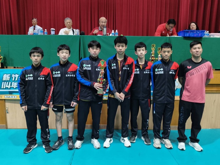 賀!本校桌球隊參加114年新竹縣中小學桌球錦標賽,成績優異!圖片