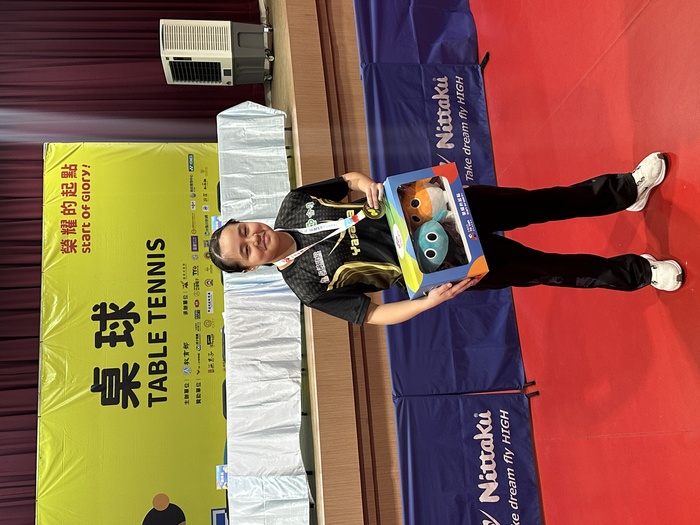 狂賀!!陳祈韻同學參加114年全國中等學校運動會榮獲國女單打金牌圖片