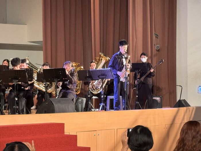 113學年度學生才藝表演暨管樂團成果發表會圖片