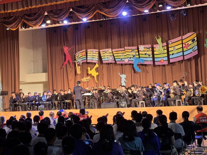 113學年度學生才藝表演暨管樂團成果發表會圖片