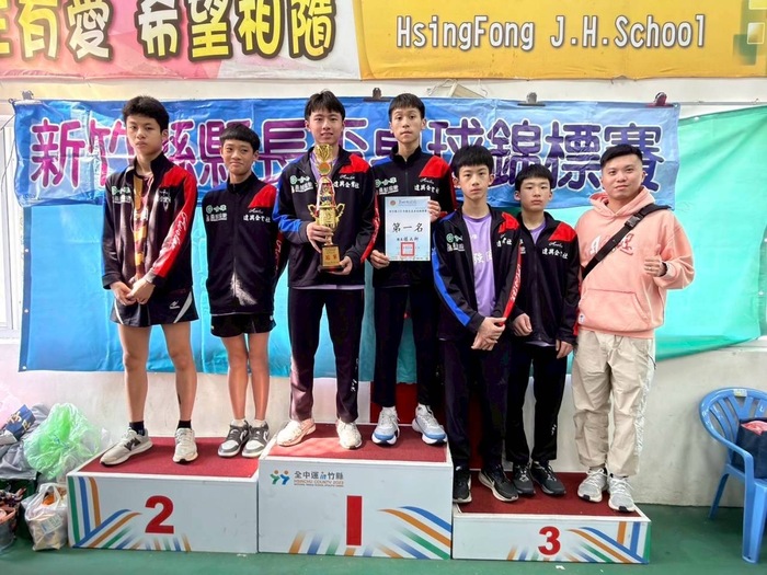 賀!本校桌球隊參加115年縣長盃桌球錦標賽,成績優異!圖片